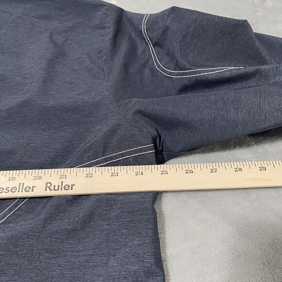 New England Patriots Jacket Men Large Gray Reebok NFL OnField Zip Windbreaker - Picture 13 of 13